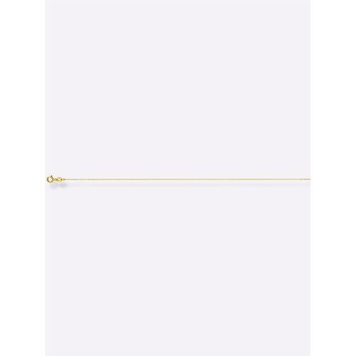 Goldkette LADY, gold (gelbgold 375), Halsketten, Damen, 60, L: 60cm, L: 60cm, Metall, Gold