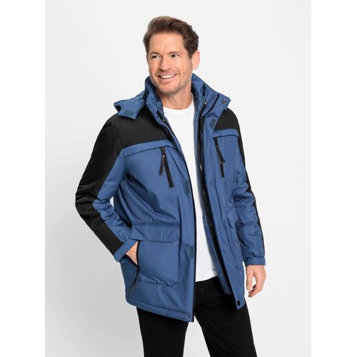 Funktionsjacke CATAMARAN, Herren, Gr. 54, schwarz (jeansblau, schwarz), 100% Polyester, Wattierung:100% Polyester, Weste:100% Polyester, gemustert, mehrfarbig, Langarm, Jacken