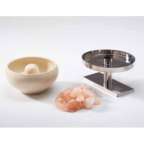 Infraworld Sole Therme Pur Salzverdampfer mit Verdampfertopf rot für Bi O Max