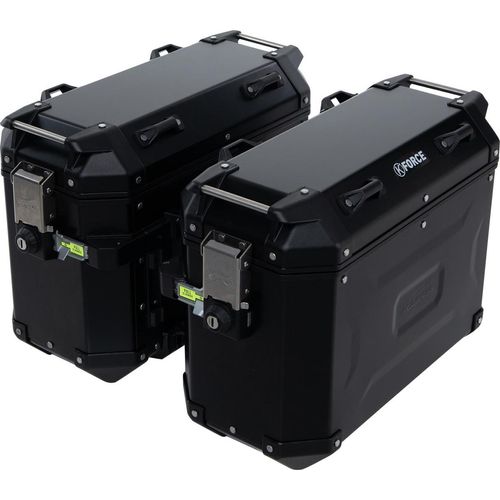 Kappa Seitenkoffer KFR37 K-Force Paar Schwarz