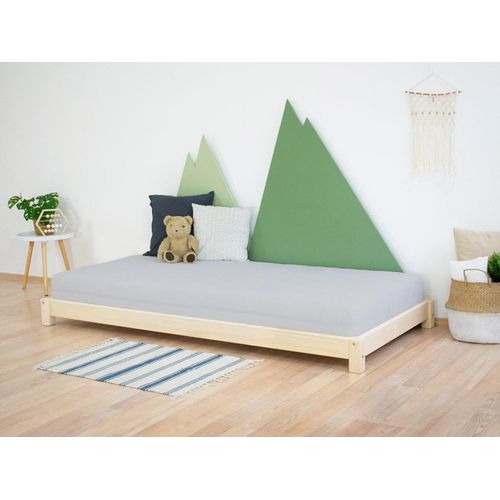 Kinderbett TEENY - Einzelbett 80x160 cm Beige