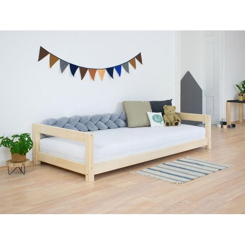 Kinderbett KIDDY - Einzelbett mit Kopf- und Fußteil 90x180 cm Petroleum