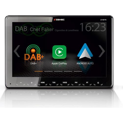 ZENEC Z-N875 1-DIN Moniceiver Android Auto Apple CarPlay Bluetooth Digitalradio