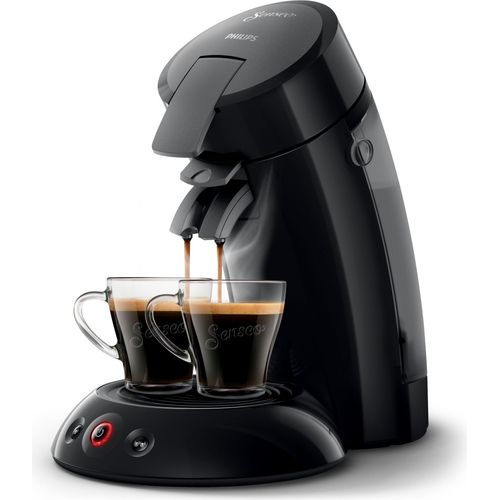 Philips Senseo® Original Kaffeepadmaschine, Crema Plus-Technologie, 2 Tassen auf einmal, schwarz (HD6553/65)