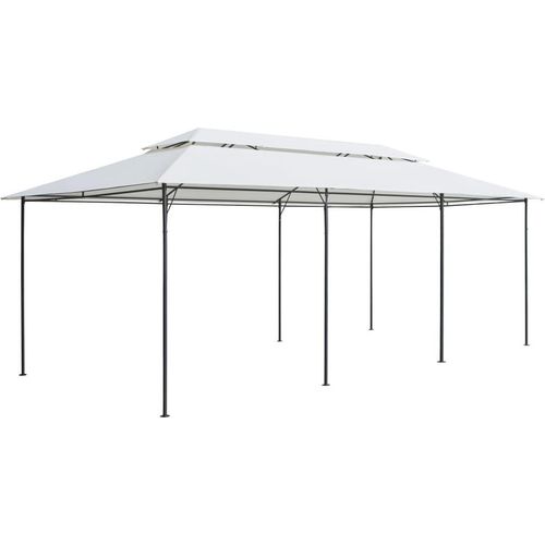 Pavillon 600x298x270 cm Weiß 180g/m²
