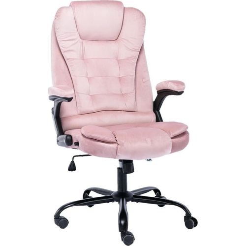 Bürostuhl Rosa Samt