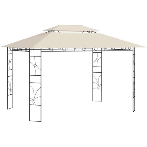 Pavillon 4x3x2,7 m Creme 160 g/m²