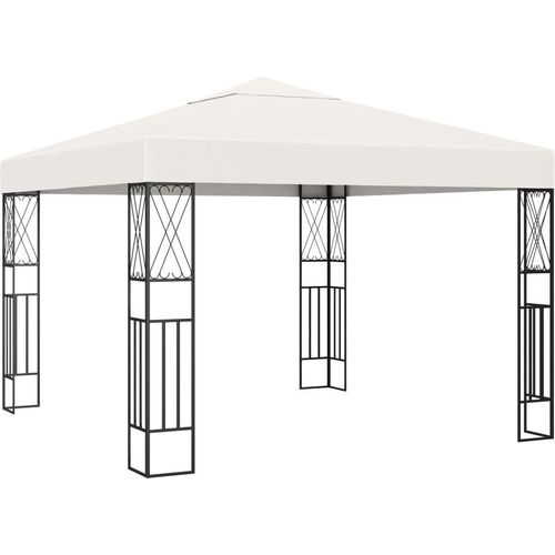 Pavillon 3×3 m Creme Stoff