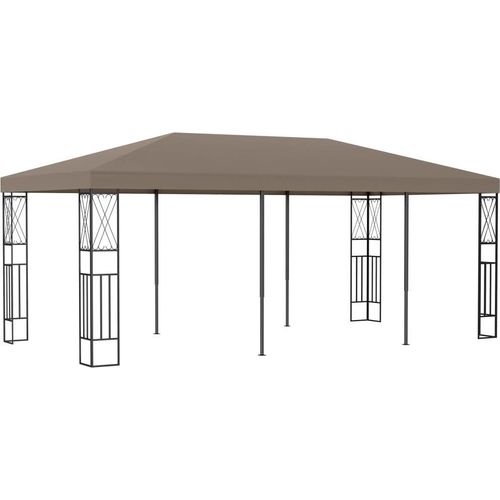 Pavillon 6x3 m Taupe Stoff
