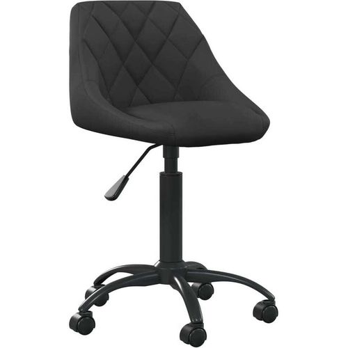 Bürostuhl Schwarz Samt
