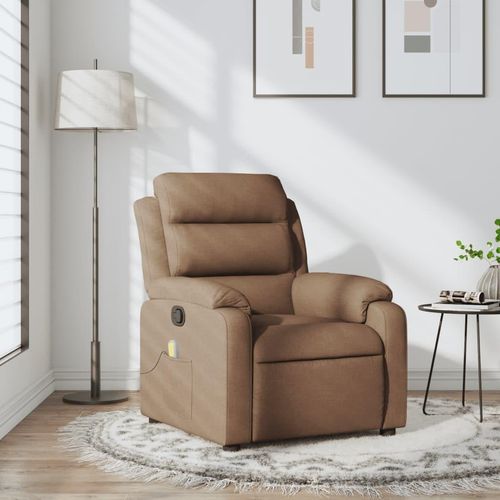 Massagesessel Braun Stoff , Klassische Sessel 2024 Neu