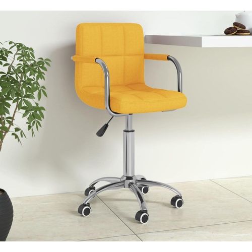 Bürostuhl Drehbar Senfgelb Stoff