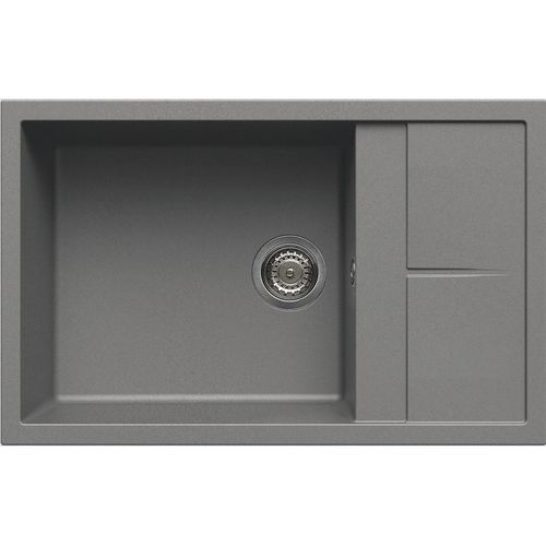 Granitspüle mit Abtropffläche Elleci UNICO 310 G48