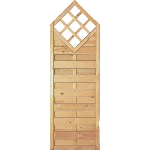 T&J Maxi Massivzaun Karo 60 x 180/150 cm