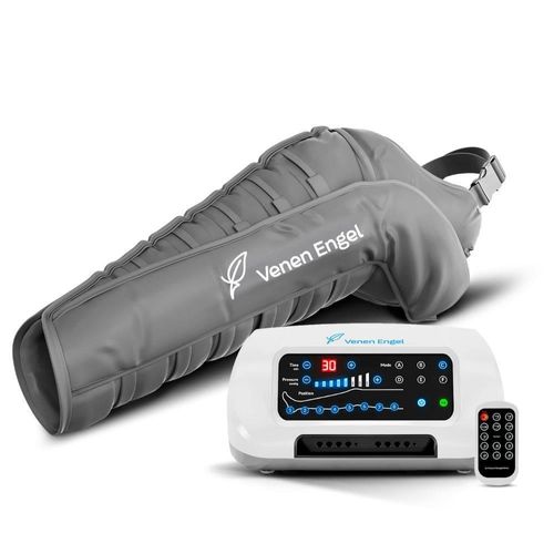 Venen Engel 8 Premium mit Lymph-Flow Arm für den rechten Arm - 8 Luftkammern 6 Massageprogramme fördert die Durchblutung Arm Massagegerät Druckwellen-Massage