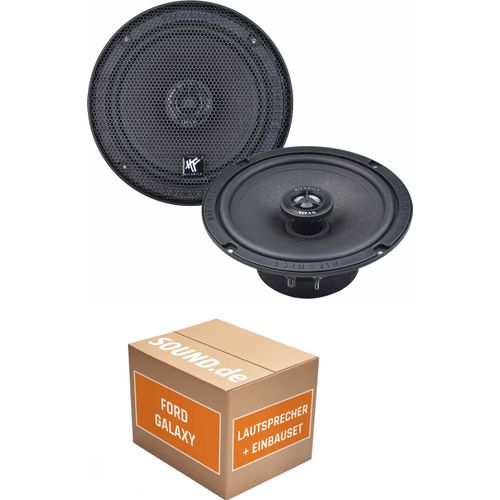 Lautsprecher Boxen Einbaupaket Front Hifonics Titan TRX62 passend für Ford Galaxy WA6 | 2x Tief-Mitteltöner mit integriertem Hochtöner 180W MAX