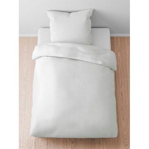 Bettwäsche BIBERNA Gr. 1, grau (hellgrau), B/L: 135cm x 200cm, , Lyocell, B/L: 80cm x 80cm, Lyocell, 100% Lyocell TENCEL, Bettwäsche