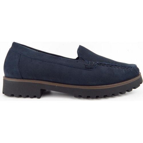 Waldläufer H-Elisa DENVER marine Damen Mokassin in Blau, Größe 4.5