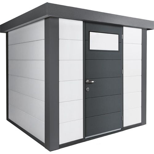 Telluria Metallgerätehaus Classico 2424-weiß