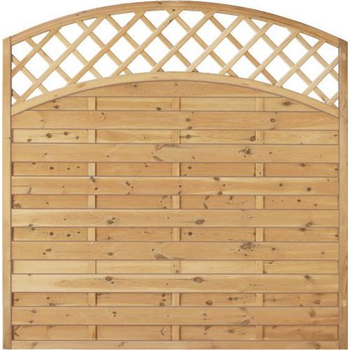 T&J MAXI DOPPELBOGEN 1 Lamellenzaun 180 x 180/160 cm