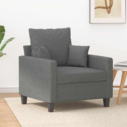 Sessel Dunkelgrau 60 cm Stoff 359252