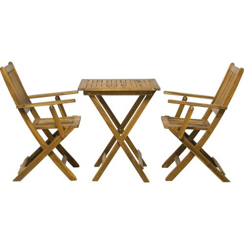 Garten Sitzgruppe massiv Essgruppe Balkon Terrasse Holz Gartenstuhl Gartentisch