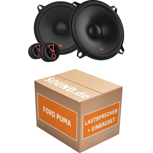 Lautsprecher Boxen Einbaupaket Front JBL Stage3 507CF passend für Ford Puma | 2x Tief-Mitteltöner 2x Hochtöner