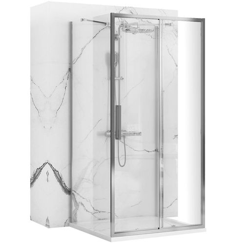 Rea Duschkabine Raoud Slide Chrome