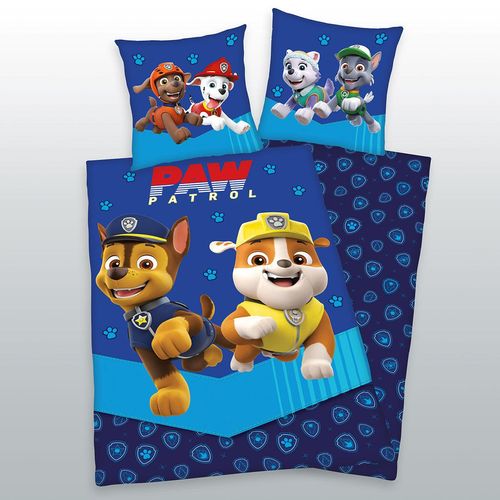 Paw Patrol Bettwäsche Größe 80x80 + 135x200 cm