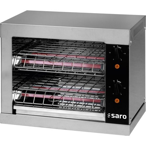 Saro BUSSO T2, Edelstahl, Freistehend, Drehregler, 0 - 180 °C, Glas, Edelstahl, Quarz