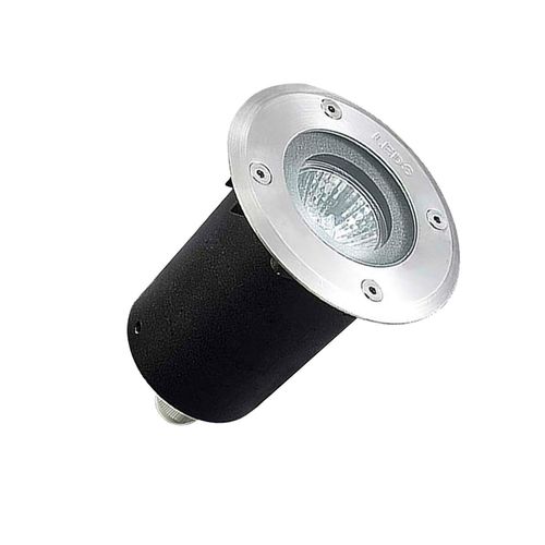 Bodeneinbaustrahler Rund Gea GU10 IP67 LEDS-C4 55-9280-CA-37 Silbern