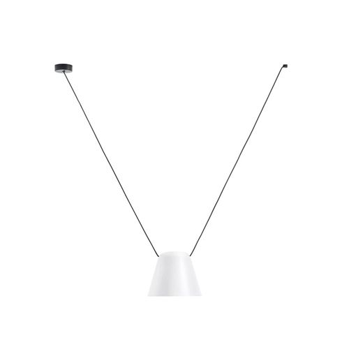 LEDS-C4 Attic Pendant, 1 Glühbirne(n), E27, IP20, Schwarz, Weiß