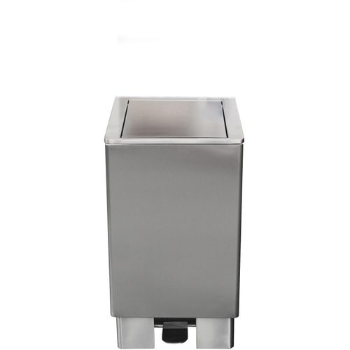 SARO Edelstahlmülleimer 60 Liter, Modell Apollo Hygiene, Desinfektion, Reinigen