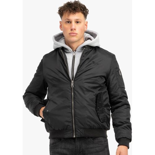 Herren Jacke mit Kapuze schmale Passform CLIFTON ALL SEASONS Black S Lonsdale