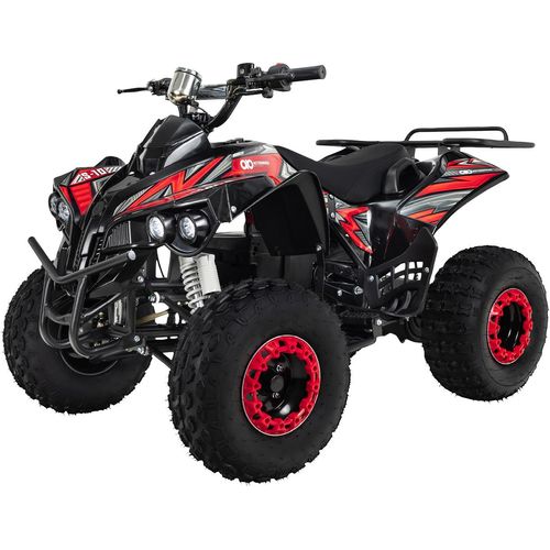Actionbikes Motors Elektro Kinderquad S-10 - 1000 Watt - Pocketquad (Schwarz/Rot)