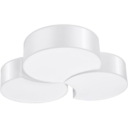 Deckenleuchte CIRCLE 3B weiß 6xE27 60W PVC 11.5x64.5x64.5cm Sollux Lighting