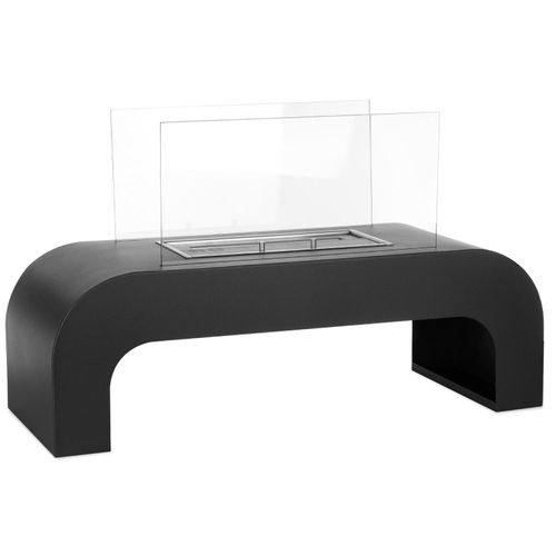 Moritz Ethanol Kamin freistehend I Standkamin 45 x 75 x 30 cm I 1,5 Liter Brenner I Bioethanol Kamin IEthanol Kaminofen Indoor Outdoor I Innen Außen I Bioethanol Brenner I Brennertopf