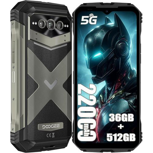 DOOGEE V MAX PLUS 5G Outdoor Smartphone 36GB+512GB 22000mAh Android 14 Robuste Handy 6,58