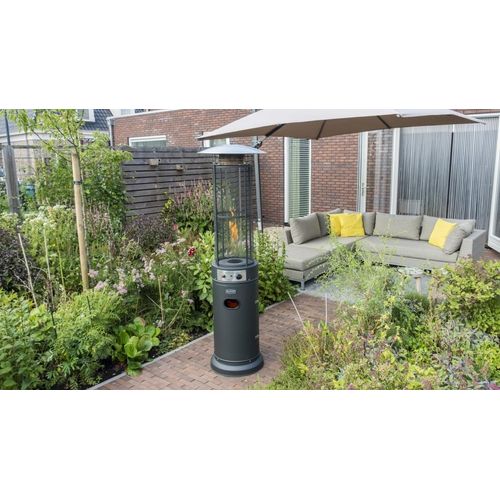 Eurom Gas-Terrassenheizer mit 360° Flammenblick 11.000 W 324365 (Terasse Garten)