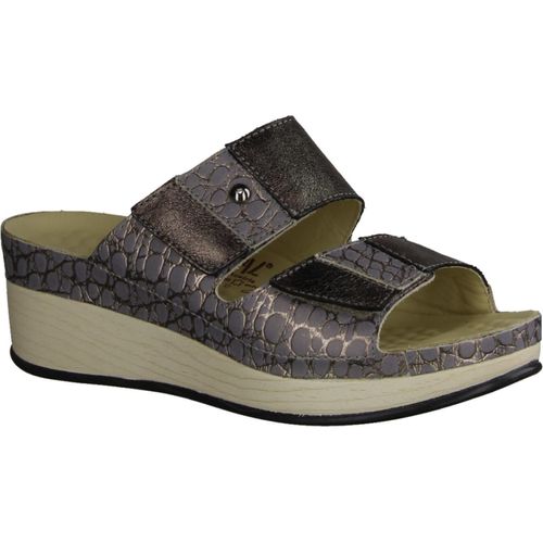Vital 16003 Lara Pantoletten 49280-7192 Reptil/Metallic Steel EU 41