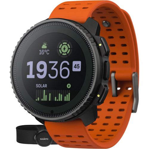 Suunto Sportuhr Suunto Vertical Solar Canyon + HR Gürtel Herren/Frauen Suunto-SS050987000HR
