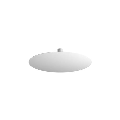 Moderne Deckenleuchte Scheibe Metall Weiß 9 Lichter Gx53
