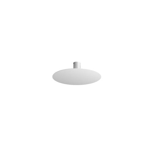Moderne Deckenleuchte Scheibe Metall Weiß 5 Lichter Gx53