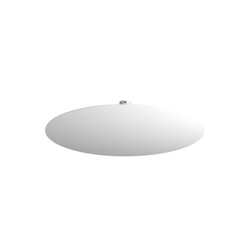 Moderne Deckenleuchte Scheibe Metall Weiß 12 Lichter Gx53
