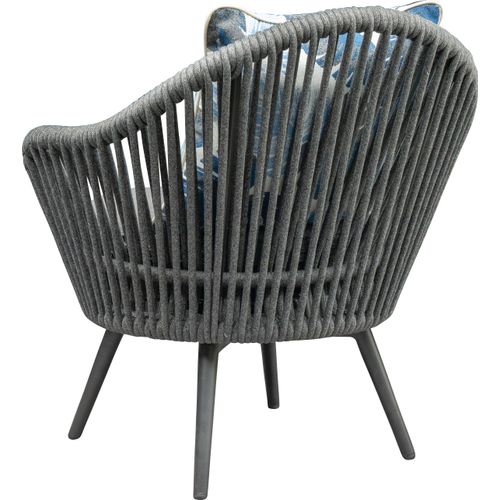 LC Garden Bari Drehsessel Aluminium / Anthrazit