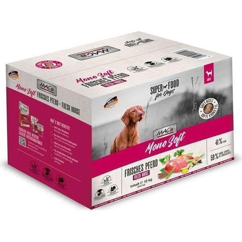 MAC's DOG - Mono Soft Frisches Pferd | 3x4kg