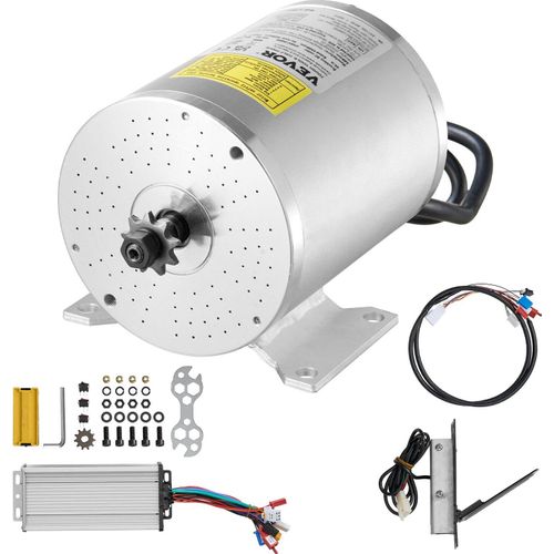 Bürstenloser Gleichstrommotor 48V 1800W mit Controller Fußpedal-Gaspedal