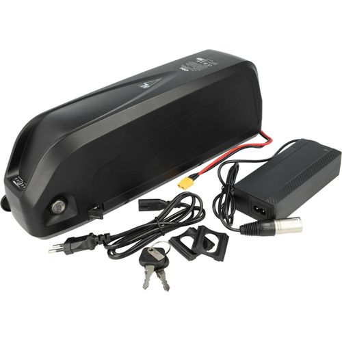 vhbw Akku kompatibel mit Prophete Graveler E-MTB 22 E-Bike mit 100 W, 350 W, 500W, 700 W Motoren (20,8 Ah, 36 V, Li-Ion) + Ladegerät - Schwarz