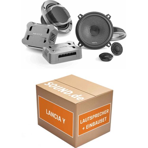 Lautsprecher Boxen Einbaupaket Front Hertz CK 130 passend für Lancia Y | 2x Tief-Mitteltöner 2x Hochtöner