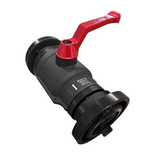 TKW-Armaturen Schlauchabsperrung Schalthebel schwarz Storz B - B